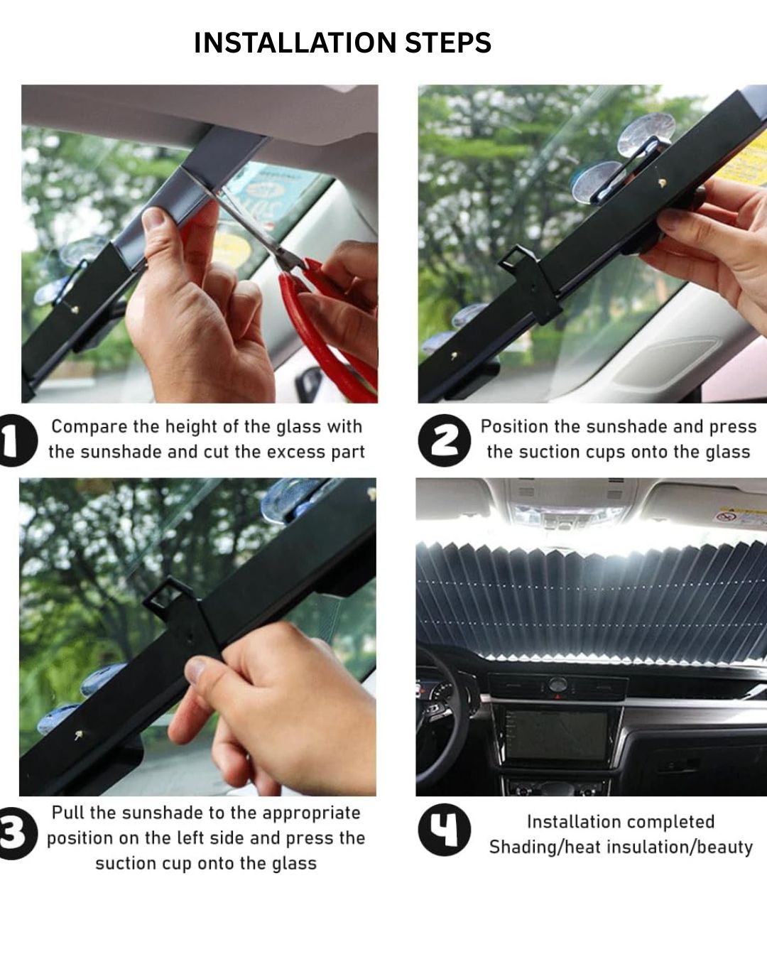 Retractable Sun Car Shade