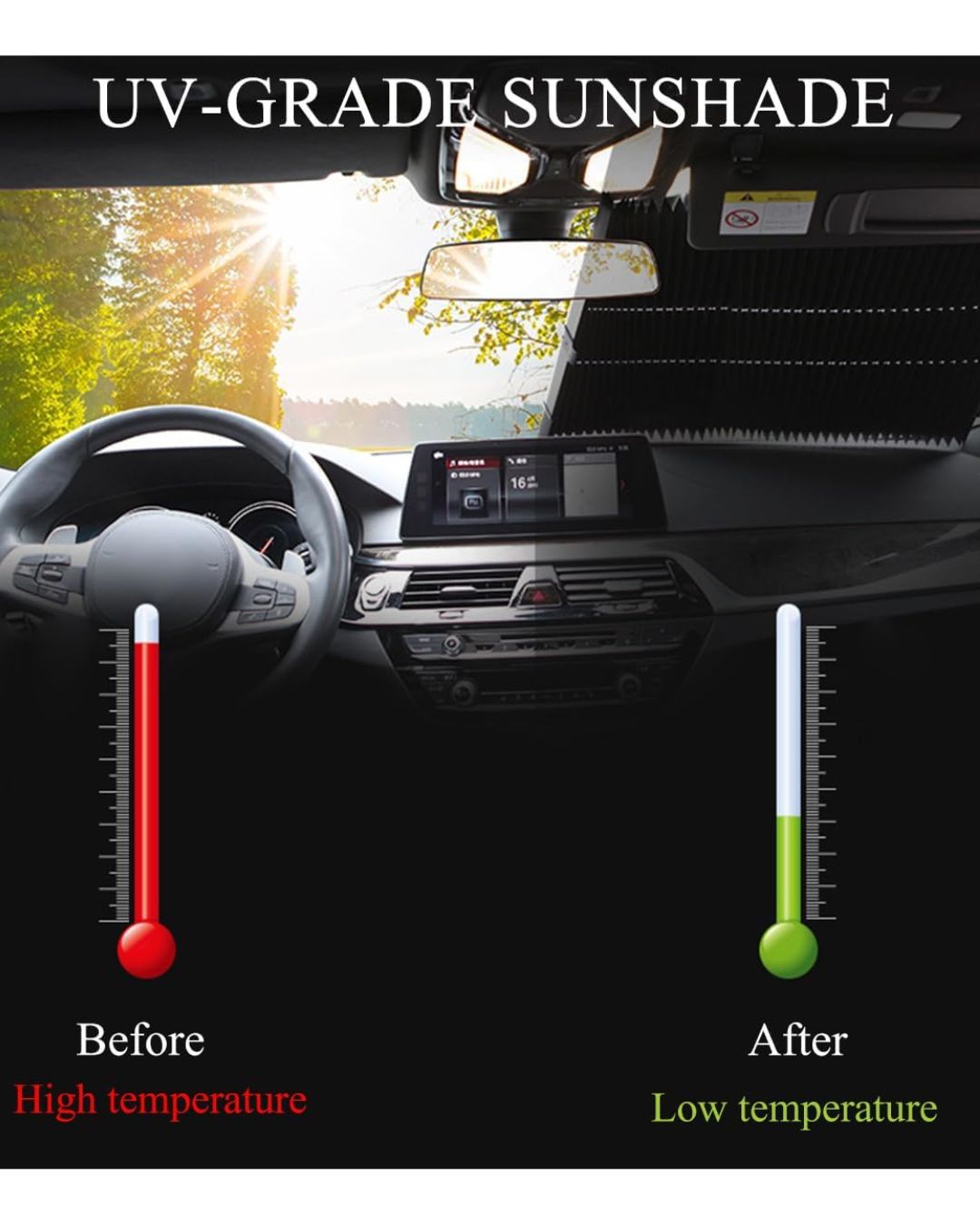 Retractable Sun Car Shade